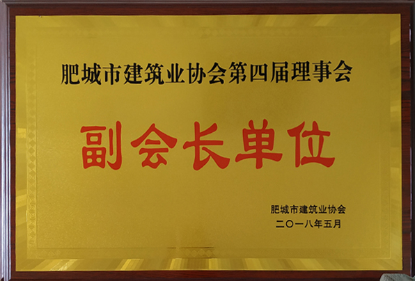 肥城市建筑業協會副會長單位